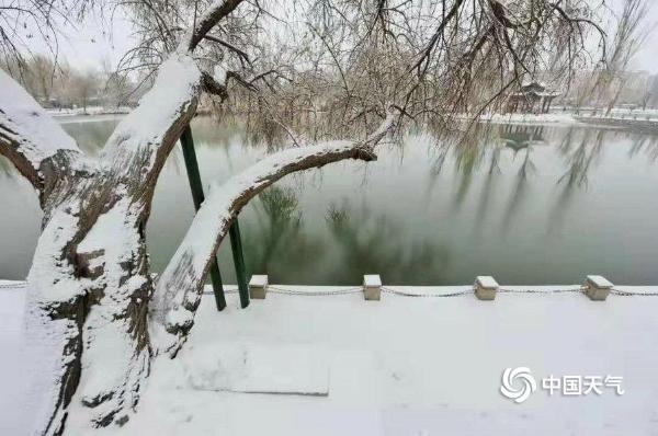 江蘇徐州雪落美景，雪舞如畫