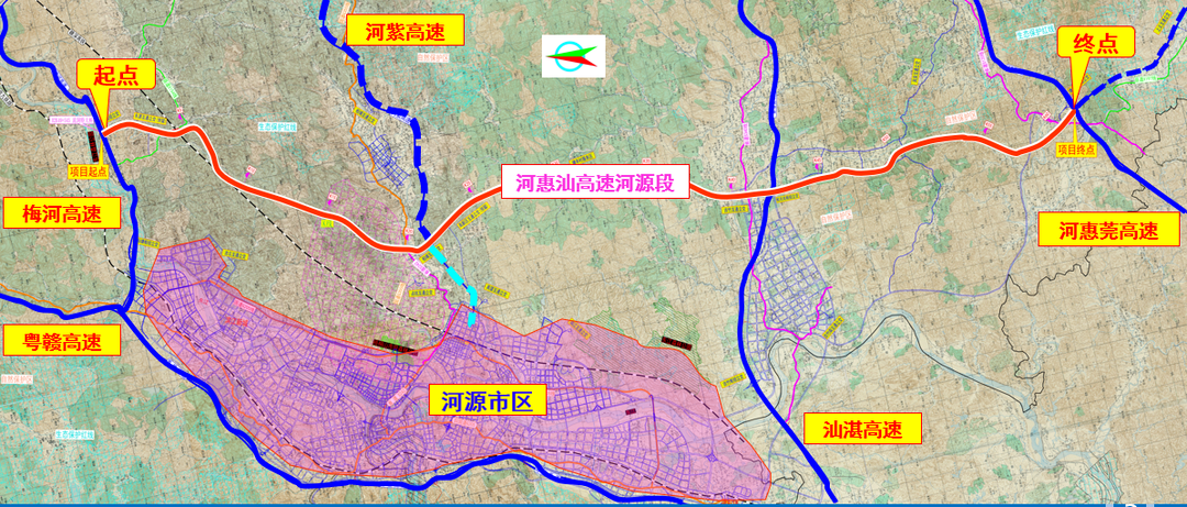 廣州至梅州高速公路，連接繁華都市與客家文化的交通紐帶