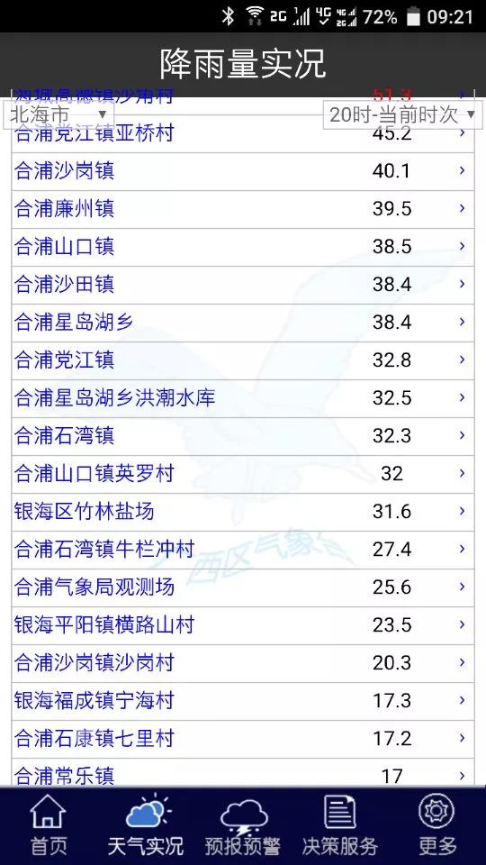 北海最新天氣預(yù)報通知